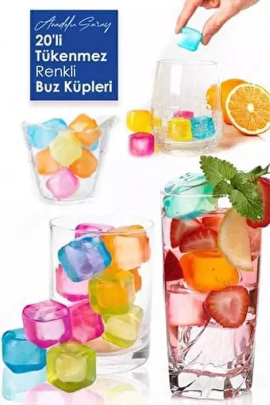 Охладители напитков (многоразовый лед) Cubes Ice