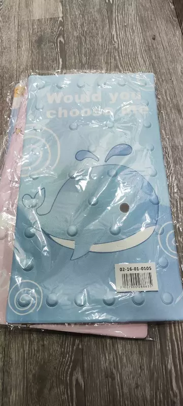  Коврик для душа в ванной с присосками Домашний Уголок