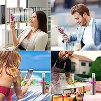 портативный ручной вентилятор для запотевания с 6 видами светодиодных световых схем - 150 000 сум