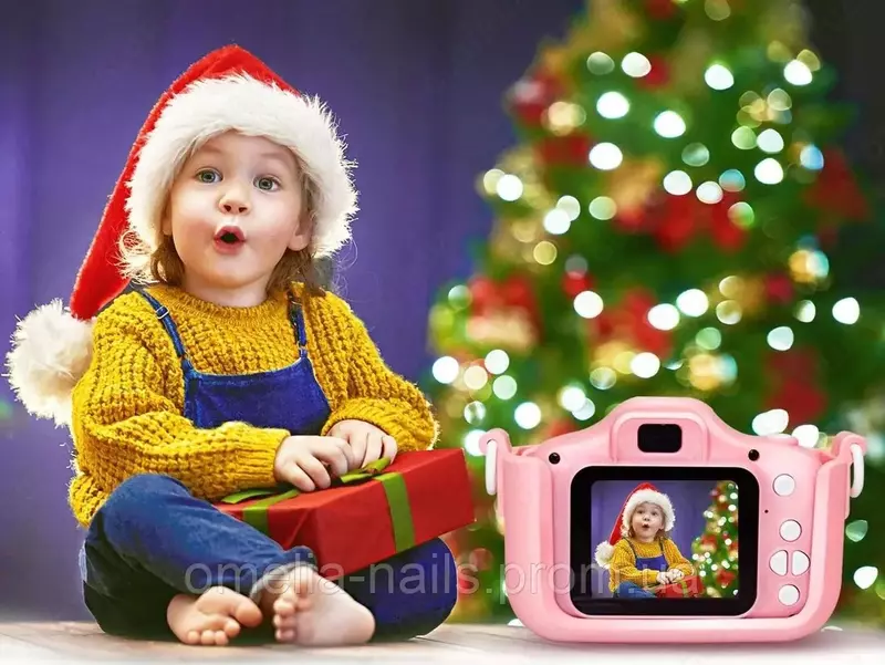  Детский цифровой фотоаппарат Smart Kids FUN Котик 2 камеры селфи и фронтальная Домашний Уголок