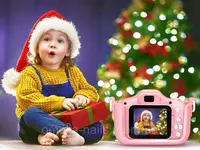  Детский цифровой фотоаппарат Smart Kids FUN Котик 2 камеры селфи и фронтальная Домашний Уголок