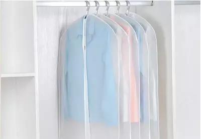 Чехол для хранения одежды ПРОЗРАЧНЫЙ - "Domashniy ugolok" XK