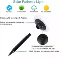 Светильник уличный садовый на солнечных батареях в комплекте 2 шт