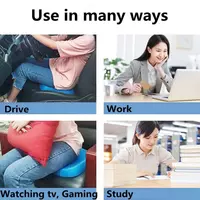 Гелевая подушка для сидения Egg Sitter ортопедическая + чехол на молнии Голубой (484278)Ортопедическая подушка Egg Sitter - Мягкая ортопедическая подушка для сидения позволяет комфортно работать