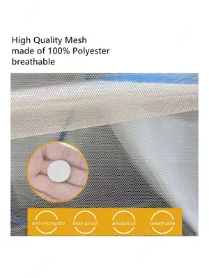 Москитная сетка на кровать от комаров мух мошек защитная