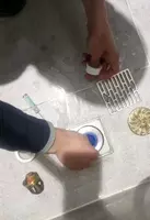 "Domashniy ugolok" XK - Уплотнение для слива пола дезодорирующий силиконовый сердечник для контроля от насекомых блокирующий обратный клапан односторонний клапан для ванной трубы в туалете