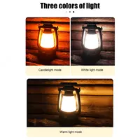 "Domashniy ugolok" XK - Солнечный фонарь Винтажный фонарь для кемпинга Type-C USB Зарядка рабочий светильник светодиодный настольный ночник Водонепроницаемый светильник для палатки Наружное