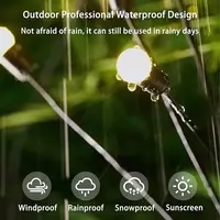 Фонарь садовый на солнечной батарее Светлячок из 6 шаров теплого света - 300 000 сум