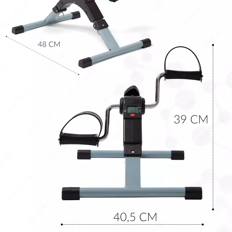 Педальный тренажер для ног и рук Аэроб Нью — это отличная возможность получать аэробную нагрузку не выходя из дома. Компактное устройство с легкостью заменит комплекс самых сложных упражнений
