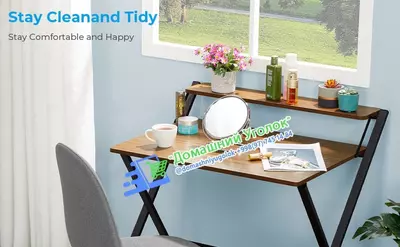 Раскладной столик (800х500мм) с полочкой