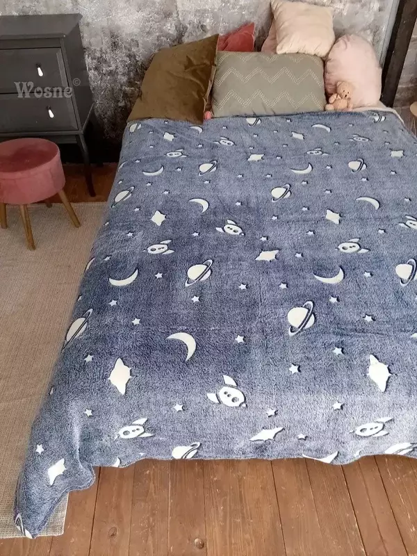 Детский флисовый плед