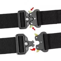 который ценят не только солдаты Быстрое открытие и закрытие Армейский ремень с практичной пряжкой станет прекрасным дополнением к верхней одежде. Благодаря пряжке ремень можно надеть и