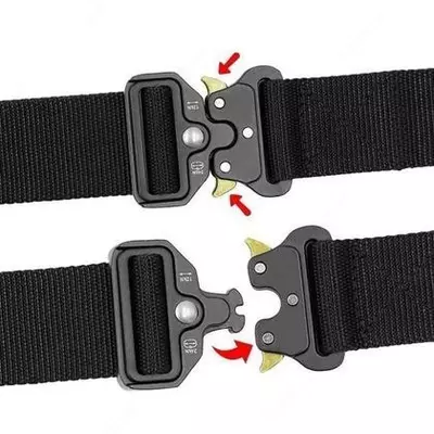 который ценят не только солдаты Быстрое открытие и закрытие Армейский ремень с практичной пряжкой станет прекрасным дополнением к верхней одежде. Благодаря пряжке ремень можно надеть и