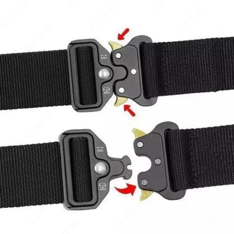 который ценят не только солдаты Быстрое открытие и закрытие Армейский ремень с практичной пряжкой станет прекрасным дополнением к верхней одежде. Благодаря пряжке ремень можно надеть и