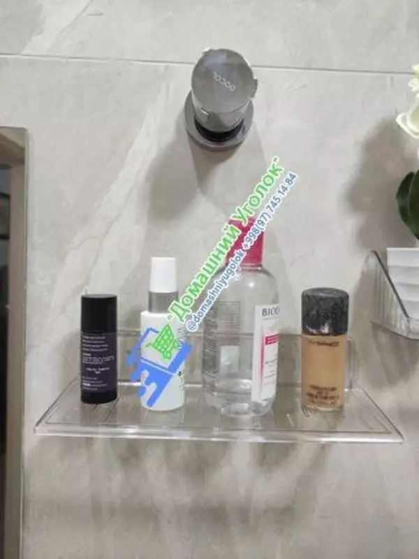  Полочка для хранения на липучке можете хранить пульт дистанционного управления  очки  часы и т. Д. Материал: пластик Размер: прибл. 12x9x5 см-30 000 Размер: прибл. 25x10x5 см-40 000 Домашний Уголок