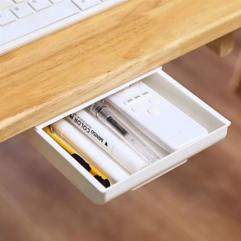 Скрытый ящик для хранения, небольшой ящик может вместить много вещей. Ручки, линейки, циркуль, бумажные полотенца, ножницы, мобильные телефоны и другие предметы. Клей большой площади имеет хорошую н