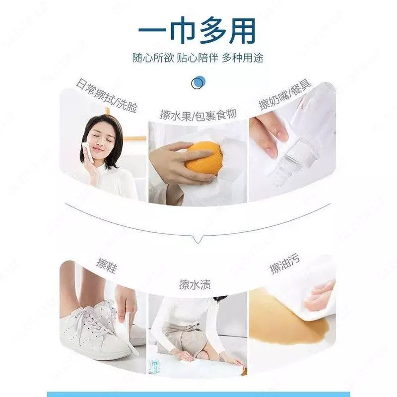 одноразовые полотенца для лица ультра мягкие толстые хлопковые ткани для лица мочалка сухие салфетки для снятия макияжа очищение кожи Описание  :  Совершенно новый и высококачественный