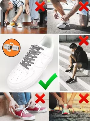 Шнурки для обуви эластичные широкие с фиксатором ЯТТ "Домашний Уголок"