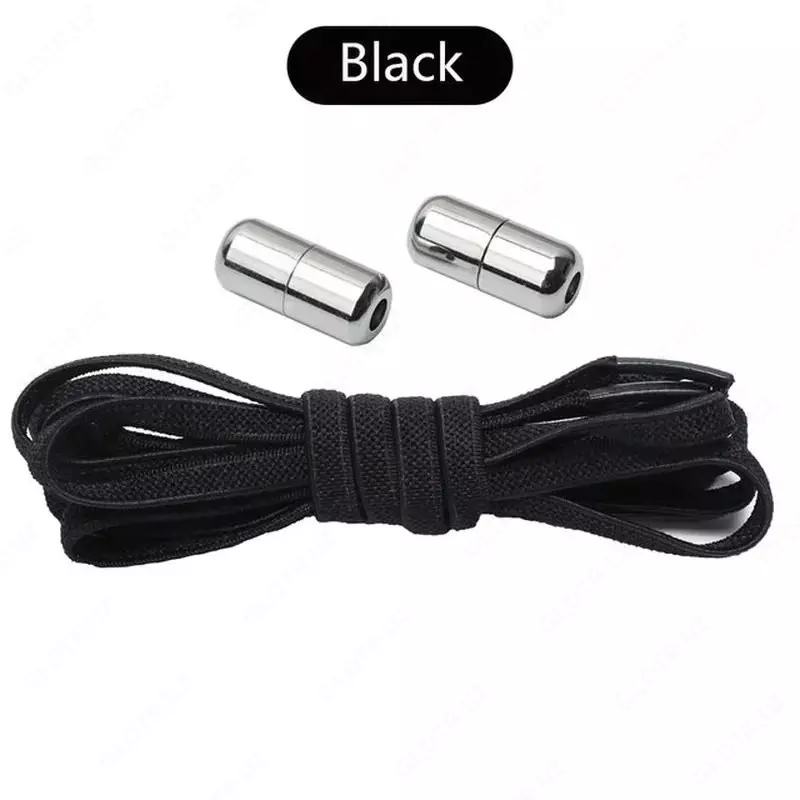 Шнурки для обуви эластичные широкие с фиксатором