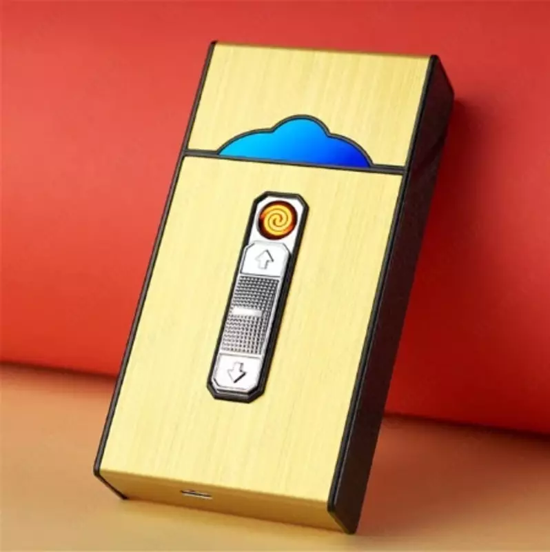 Портсигар с USB зарядкой (для тонких сигарет)