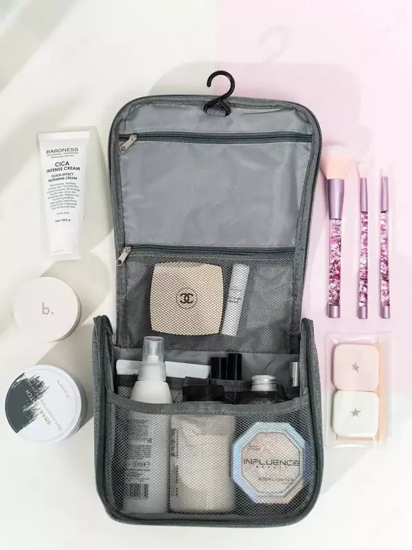 Косметичка дорожная подвесная для хранения и организации косметики Mior. Прекрасный вариант для повседневного использования. Органайзер позволяет удобно разместить всю косметику по отделам, чтобы Вы с