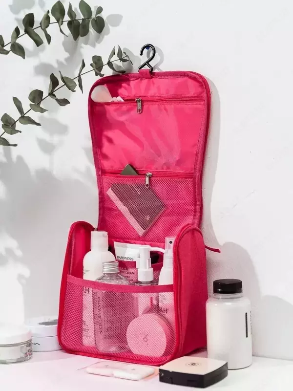 Косметичка дорожная подвесная для хранения и организации косметики Mior. Прекрасный вариант для повседневного использования. Органайзер позволяет удобно разместить всю косметику по отделам, чтобы Вы с