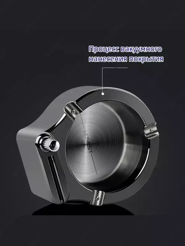  Портативная пепельница в стиле ретро   Пепельница с вечной спичкой отличный подарок. Аксессуар для курения выполнен из нержавеющей стали  благодаря этому металлическая пепельница долговечна Только в розницу