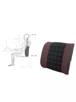 Ортопедическая массажная спинка в автомобиль - снижает утомление мышц спины, а анатомически правильная форма поддержит осанку и желанный комфорт Спинка для поясницы повторяет изгибы Вашего тела, рассл Ортопедическая массажная спинка в автомобиль - снижает утомление мышц спины, а анатомически правильная форма поддержит осанку и желанный комфорт Спинка для поясницы повторяет изгибы Вашего тела, рассл
