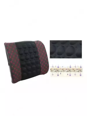 Ортопедическая массажная спинка в автомобиль - снижает утомление мышц спины, а анатомически правильная форма поддержит осанку и желанный комфорт Спинка для поясницы повторяет изгибы Вашего тела, рассл Ортопедическая массажная спинка в автомобиль - снижает утомление мышц спины, а анатомически правильная форма поддержит осанку и желанный комфорт Спинка для поясницы повторяет изгибы Вашего тела, рассл