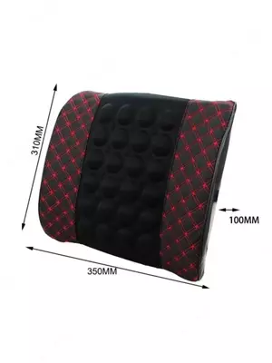 Ортопедическая массажная спинка в автомобиль - снижает утомление мышц спины, а анатомически правильная форма поддержит осанку и желанный комфорт Спинка для поясницы повторяет изгибы Вашего тела, рассл