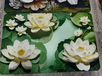  Коврик влаговпитывающий для ванной Размер 90*60см - Домашний Уголок