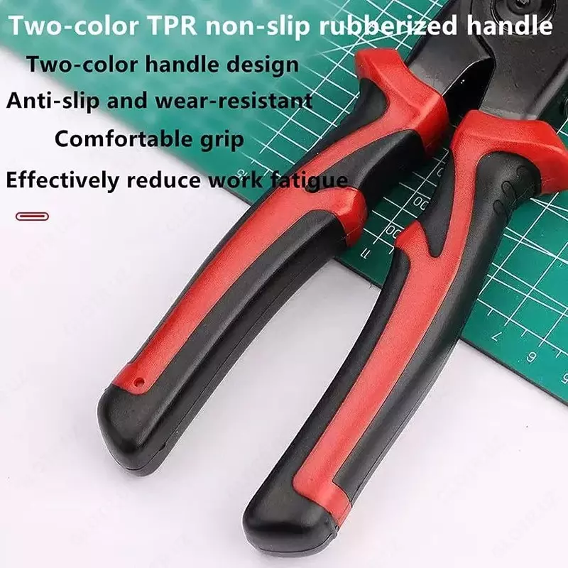 прочные плоскогубцы с двухцветной ручкой