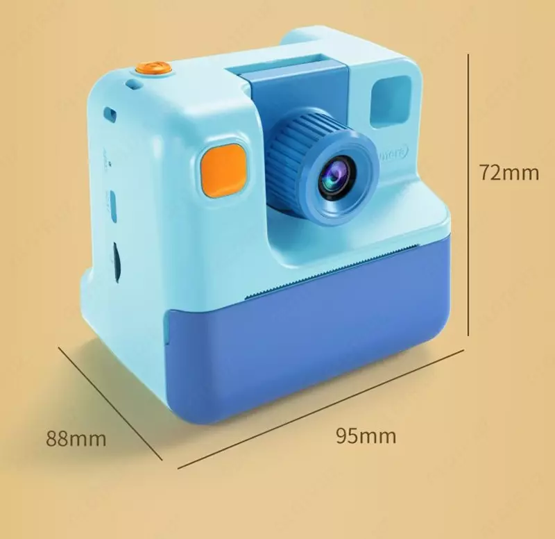 Детская камера мгновенной печати, камера для детей, цифровая камера 1080P HD,