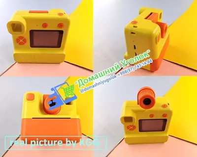 Детская камера мгновенной печати, камера для детей, цифровая камера 1080P HD,