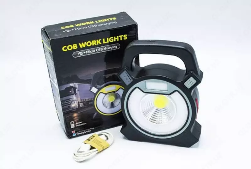 Фонарь автомобильный  аккумуляторный COB WORK LIGHT
