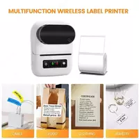  PT-260 Принтер этикеток 58 м Портативный карманный термопринтер Bluetooth Мобильный принтер 20-50 мм Наклейки со штрих-кодом Печать имени и цены - 