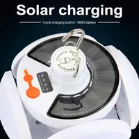 Светильник лампа для кемпинга с солнечной батареей Solar CampLamp-2029 подвесная