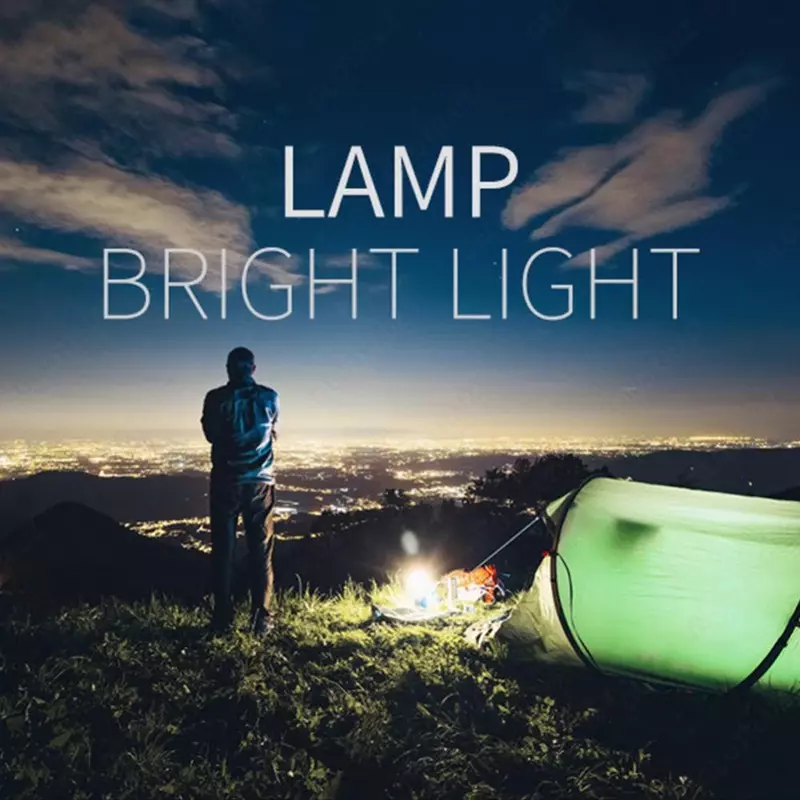 Светильник лампа для кемпинга с солнечной батареей Solar CampLamp-2029 подвесная, уличная, аккумуляторная, 5 в 1