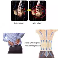   Пневматический пояс-корсет для спины Air Decompression Black Belt  поясничный пояс от остерохандроза