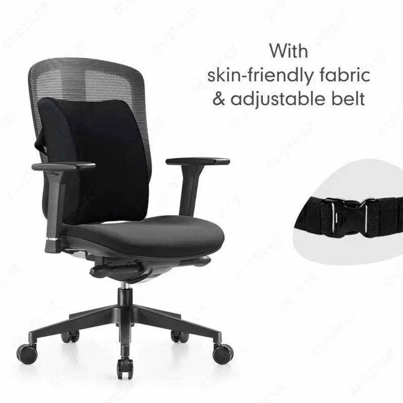 Ортопедическая поддержка спины из пены с эффектом памяти высокой плотности — универсальный размер, удобный