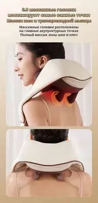 Многофункциональный массажер для плеч и шеи применяется для массажа не только шейно-плечевой области, и других области тела: спины, поясницы, бедер, икр. Уникальный массажер для шейно-плечевой зоны,