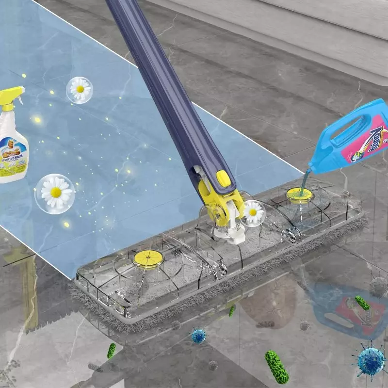 Универсальная швабра с отжимом предназначена для сухой и влажной уборки.Легкий отжим и быстрая очистка сделают комфортным наведение порядка в доме. В комплект для уборки входит насадка из тканой микро