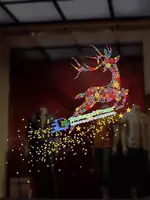   Виниловые наклейки новогодние Многоразовые. Не оставляют следа Каждая картинка идёт отдельно. Можно клеить в разном порядке.