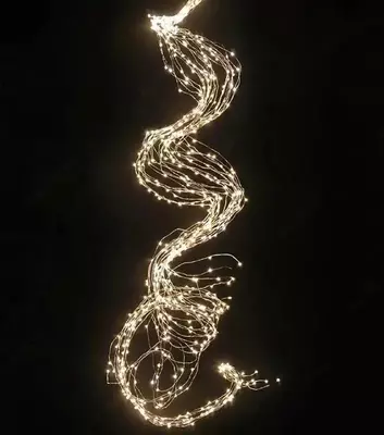 Светодиодная гирлянда Конский хвост Роса на елку 200 LED 10 нитей 2м т ✨ Гирлянда Конский хвост Роса на елку с 200 LED лампами на 10 нитях, каждая из которых длиной в 2 метр, создана для ваших праздни