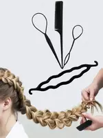 ЯТТ "Домашний Уголок" - Набор для плетения кос - Заколка для скручивания волос