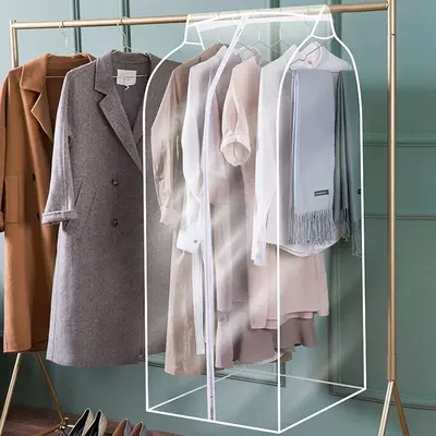 Прозрачный чехол-органайзер для одежды