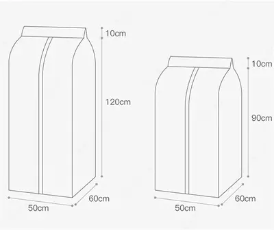 75 000 сум / шт. Прозрачный чехол-органайзер для одежды