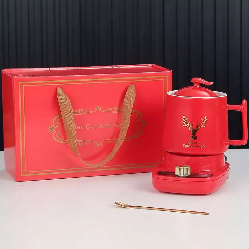 220 В электрический чайник, чашка для тушения, горшок для сохранения здоровья, мини-медленная плита, портативный стеклянный чайник, чашка для кипячения, разделенный чайник для чая