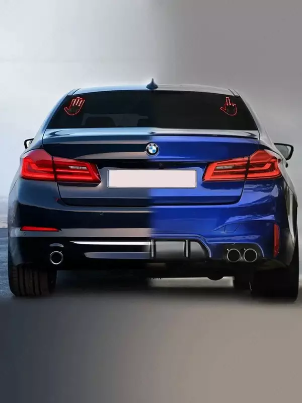 Светодиодная панель, ладонь на заднее стекло автомобиля, беспроводной пульт дистанционного управления, 3 вида жестов сделает ваш автомобиль стильным и уникальным. Рука в автомобиль станет идеальным по