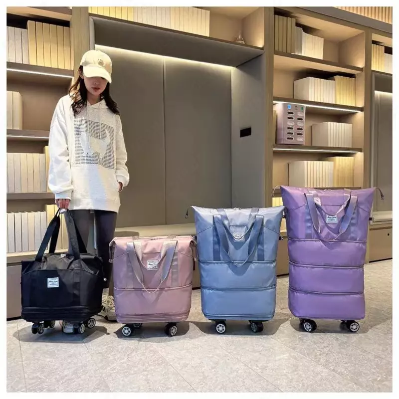 Дорожная сумка на универсальных колесах